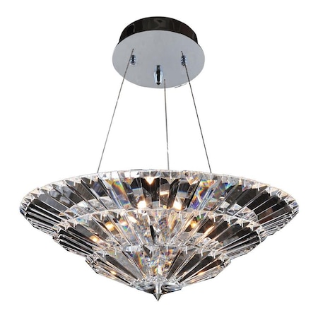 Auletta 24In. Convertible Round Pendant/Semi Flush